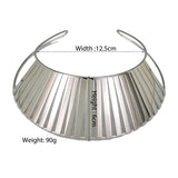 Chunky Metal Torques Choker Necklaces For Women