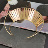 Chunky Metal Torques Choker Necklaces For Women