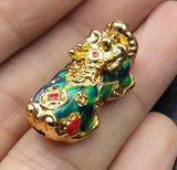 Metal Money Pixiu Animal Charm Beads
