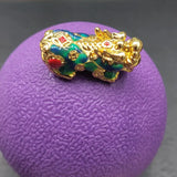 Metal Money Pixiu Animal Charm Beads