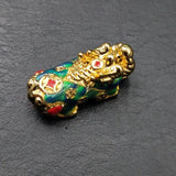 Metal Money Pixiu Animal Charm Beads