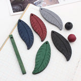 Colorful Leaf/Round/Rectangle Wood Beads for DIY Jewelry