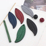 Colorful Leaf/Round/Rectangle Wood Beads for DIY Jewelry
