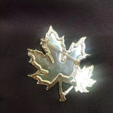 Golden Leaf Brooch for Women