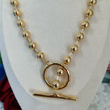 925 Silver Circle Necklace Holiday Jewelry Gift