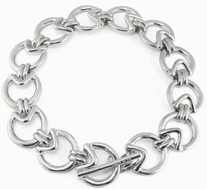 Electroplated 925 Silver Ring Necklace 14K Holiday Jewelry