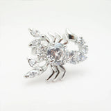 Scorpion Cufflinks Crystal Copper Material