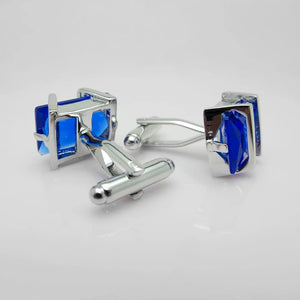 Men's Copper Crystal Cufflinks