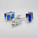 Men's Copper Crystal Cufflinks