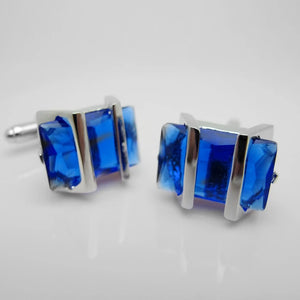 Men's Copper Crystal Cufflinks