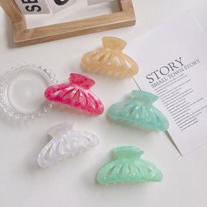 Acetic Acid Jelly Hair Clip Claw Marbling Shark Clip Hair Accessories