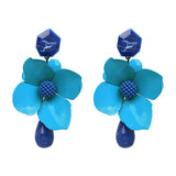 Bohemian Flowers Drop Earrings for Women ZA Dangle Earrings