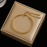 Stainless Steel Link Chain Bracelets for Women Men Hip-hop Rock