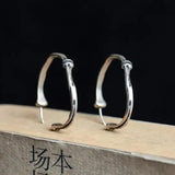 925 Silver Halloween Earrings Skeleton Ear Jewelry Gift