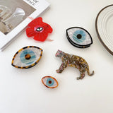 Geometric Animal Flower Cellulose Acetate Hair Claw Clips