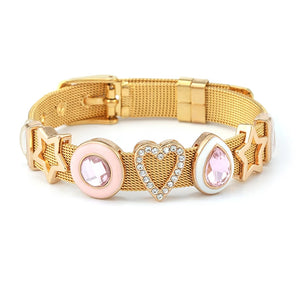 Geometry Style Charm Beads for 10mm Bracelet DIY Jewelry Gift