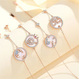 Zodiac Sign Pendant Necklace 12 Constellation Choker Female Birthday Jewelry