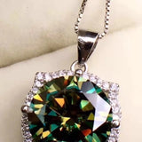 Green Pendant Necklace Men's Women's Jewelry