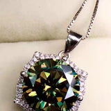 Green Pendant Necklace Men's Women's Jewelry