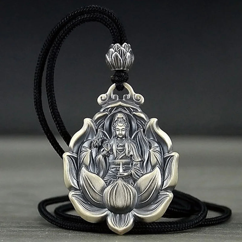 Guanyin Pendant Bodhisattva Maitreya Buddhist Jewelry
