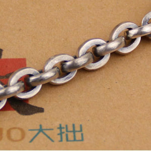 Skull Silver Bracelets Thick Ring Retro Style Men's And Women's Bracelet