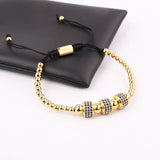 316L Stainless Steel Bangle Leopard Charms Bracelet Set Men Jewelry