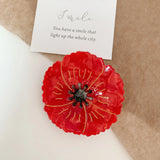 Geometric Hair Claw Evil Eye Sun Rose Flower Hibiscus Claw Clip