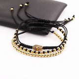 Stainless Steel Buddha Charm Friendship Bracelet