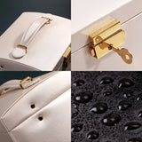 Jewelry Organizer Box Storage Case Rings Earrings Necklace Display Holder