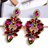 Crystal Drop Earrings High-Quality Rhinestones Jewelry Accessories