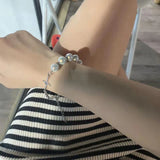 Luminous Pearl Bracelet Women Light Niche Ins Bracelet Jewelry