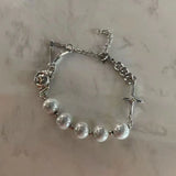 Luminous Pearl Bracelet Women Light Niche Ins Bracelet Jewelry