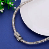 Maxi Crystal Collar Necklace Gold/Silvery Plated Rhinestone Torques Choker