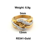 18K Stainless Steel Love Ring for Women Engagement Party Girl's Brands