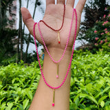 Neon Enamel Pendant Drops Oil Jewelry Necklace Accessories