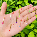 Neon Enamel Pendant Drops Oil Jewelry Necklace Accessories