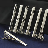 Crystal Tie Clip for Men Wedding Necktie Clasp