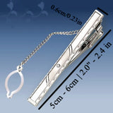 Crystal Tie Clip for Men Wedding Necktie Clasp