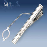 Crystal Tie Clip for Men Wedding Necktie Clasp