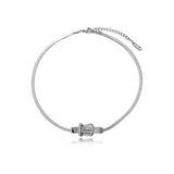 Metal Belt Buckle Chokers Necklace for Women