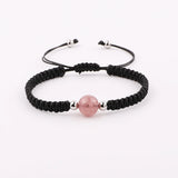 10mm Gemstone Macrame Bracelet for Women Men