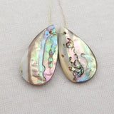 Abalone Shell Earring Bead 23x13x4mm Jewelry Accessories