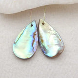 Abalone Shell Earring Bead 23x13x4mm Jewelry Accessories