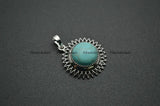 Cat Shape Natural Stone Cabochon Pendants