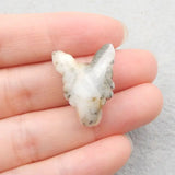 Pyrite Wolf Head Necklace Pendant 24x18x9mm