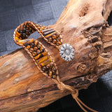 Tiger's Eye Bead 1 Wrap Bracelet Men Women