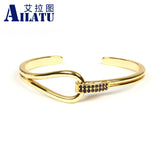 Cz Beads Bangle Men's Bracelet Manchette Bransoletka bijoux femme luxe
