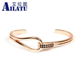Cz Beads Bangle Men's Bracelet Manchette Bransoletka bijoux femme luxe