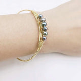 Hollow Zircon Jewelry Bangle for Women