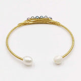 Hollow Zircon Jewelry Bangle for Women